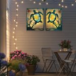 LED Turtle Frame Art