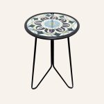 Side Tables, Blue and Green