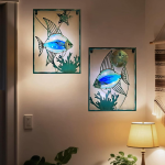 LED Fish Frame Art