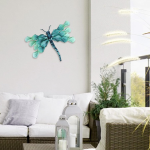 Metal Dragonfly Wall Decor Handmade