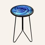 Side Table, Blue
