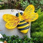 Metal Bee Wall Decor