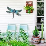 Metal Dragonfly Wall Decor