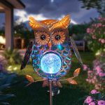 Solar Owl Garden Stake