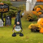 Color Changing Solar Gnome Statue