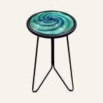 Side Table, Green