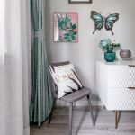 Silver Metal Butterfly Wall Decor