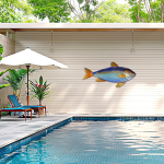 32" Yellowfin Tuna Wall Decor