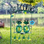 48" Solar Frog Garden Stake Light