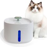 2.6L Automatic Pet Water Fountain - BPA-Free Plastic & Quiet Pump