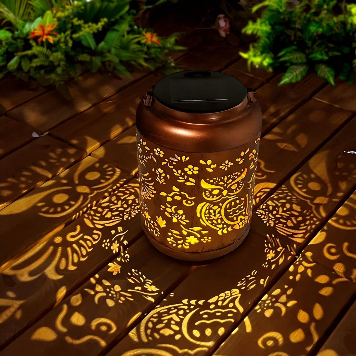 712tM7q+S5L._AC_SL1500_ Solar Owl Lantern Outdoor Decor - Image 1